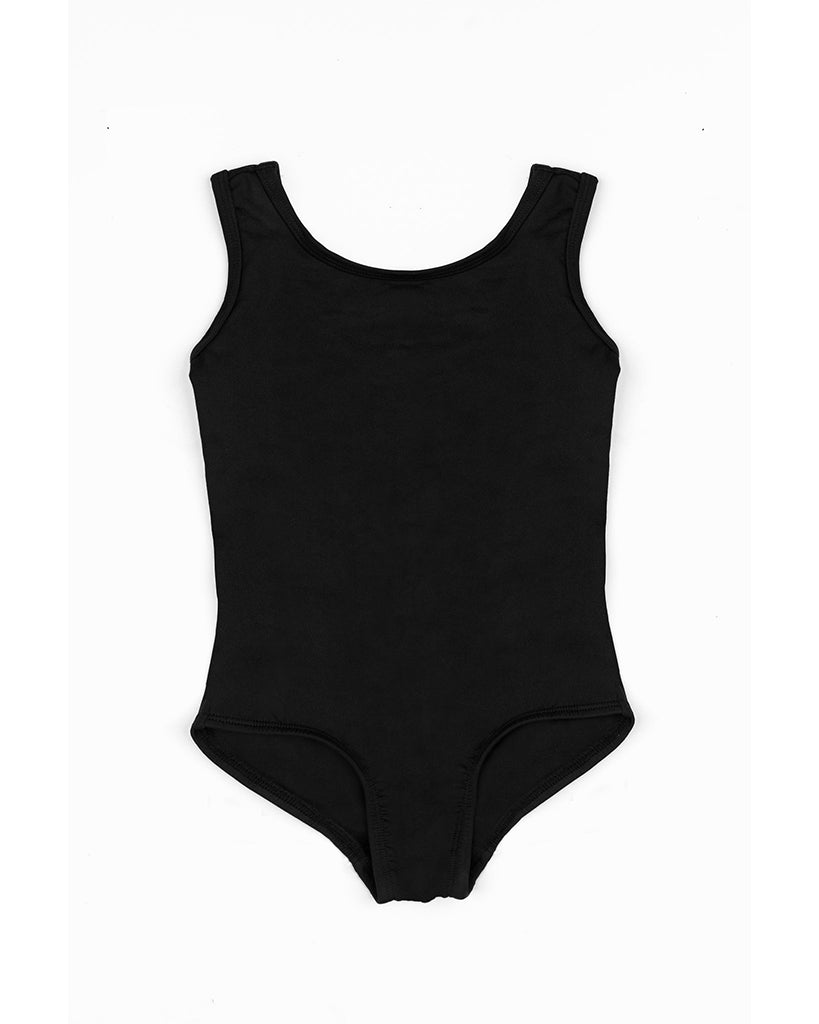 Body Wrappers Princess Aurora BoatNeck Embroidered Mesh Back Tank Leotard - 2494 Girls