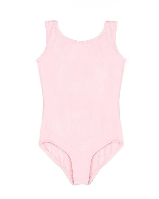 Body Wrappers Princess Aurora BoatNeck Embroidered Mesh Back Tank Leotard - 2494 Girls