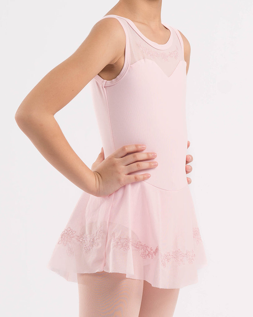 Body Wrappers Princess Aurora Embroidered Sweetheart Neck Skirt Ballet Dress - 2492 Girls