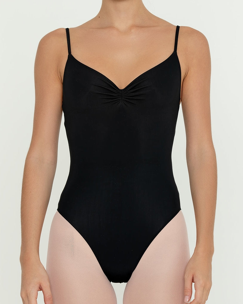 Bullet Pointe Pinch Front Camisole Leotard - Womens