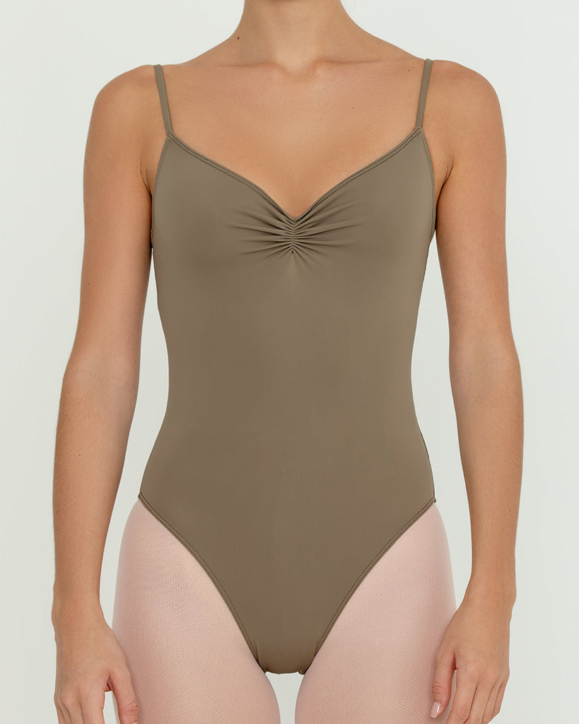 Bullet Pointe Pinch Front Camisole Leotard - Womens