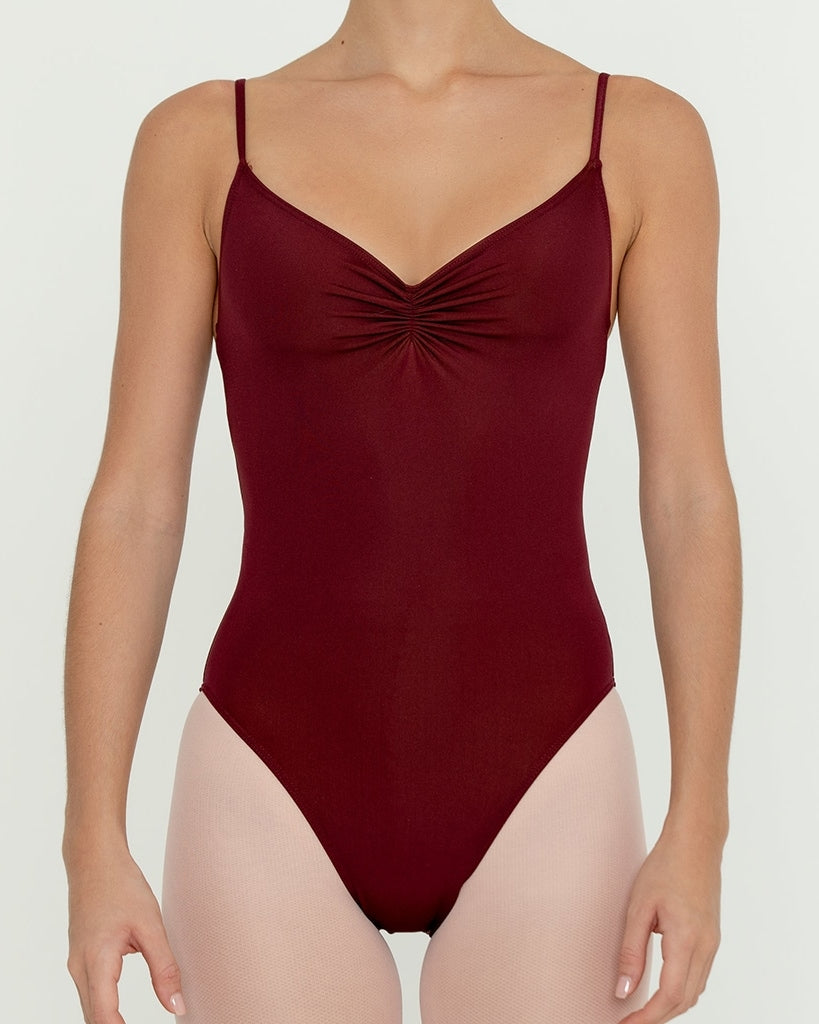 Bullet Pointe Pinch Front Camisole Leotard - Womens