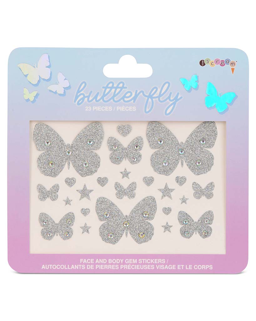 Butterfly Gem Face and Body Stickers