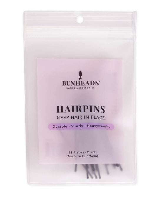 Capezio Bunheads Ribbed U - Shaped Bun Hairpins - BH1711/12/13