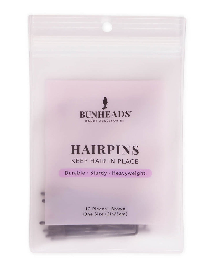 Capezio Bunheads Ribbed U - Shaped Bun Hairpins - BH1711/12/13