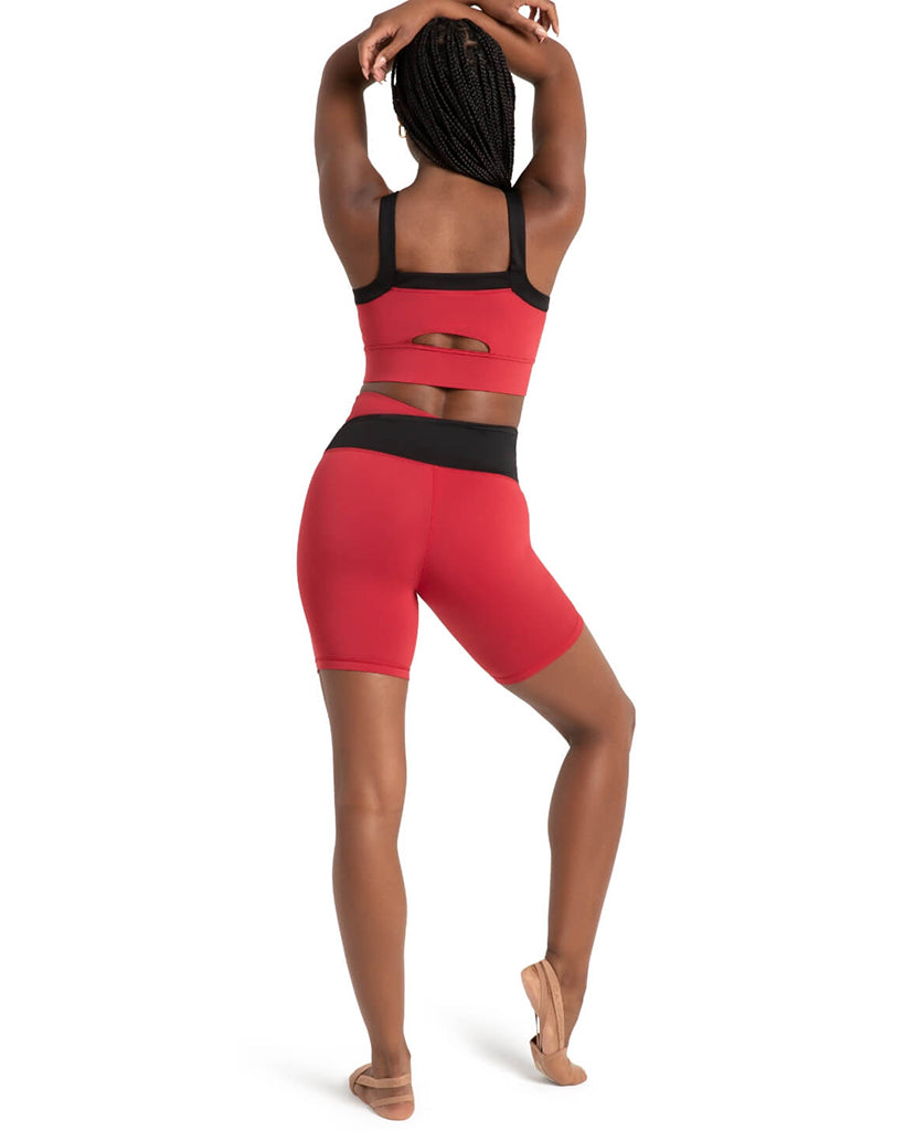 Capezio C&#39;Est La Vie Enchante Bike Short - 12155C Girls