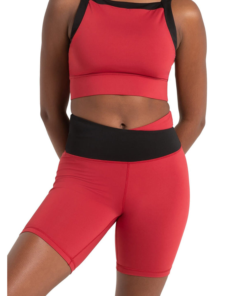 Capezio C&#39;Est La Vie Enchante Bike Short - 12155C Girls