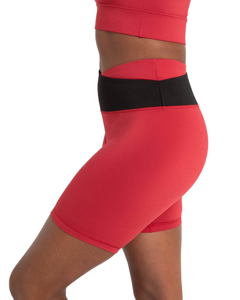 Capezio C&#39;Est La Vie Enchante Bike Short - 12155C Girls