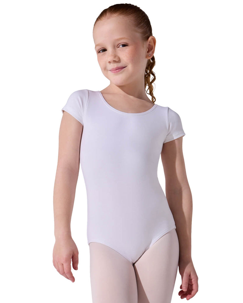 Capezio Classic Cotton Short Sleeve Leotard - CC400C Girls