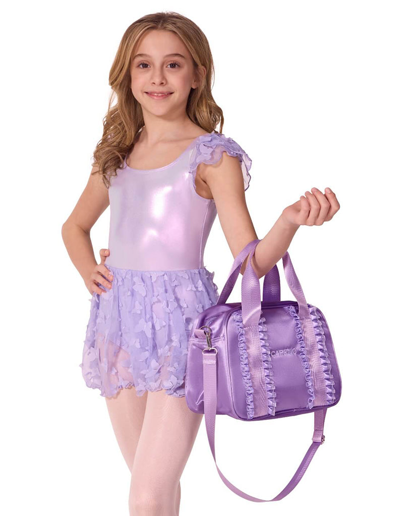 Capezio Eloise Ruffle Dance Bag - B324 - Lavender