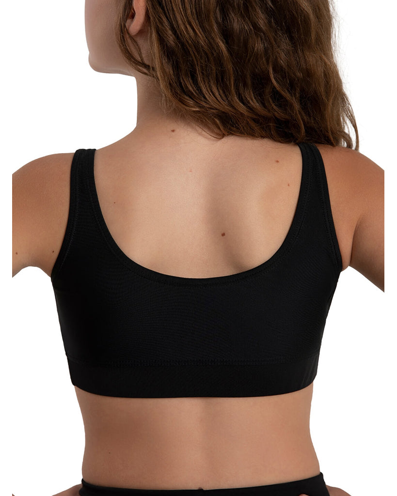 Capezio Freya Pinch Front Band Crop Top - 12284C Girls