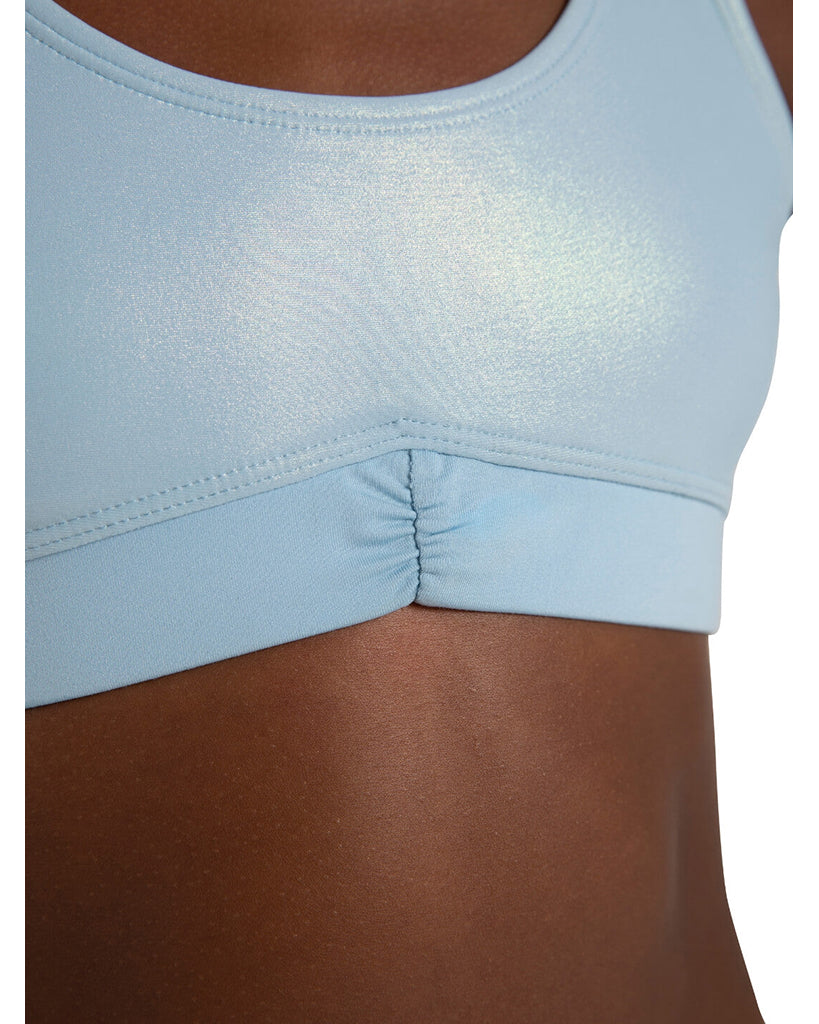 Capezio Freya Pinch Front Band Crop Top - 12284C Girls