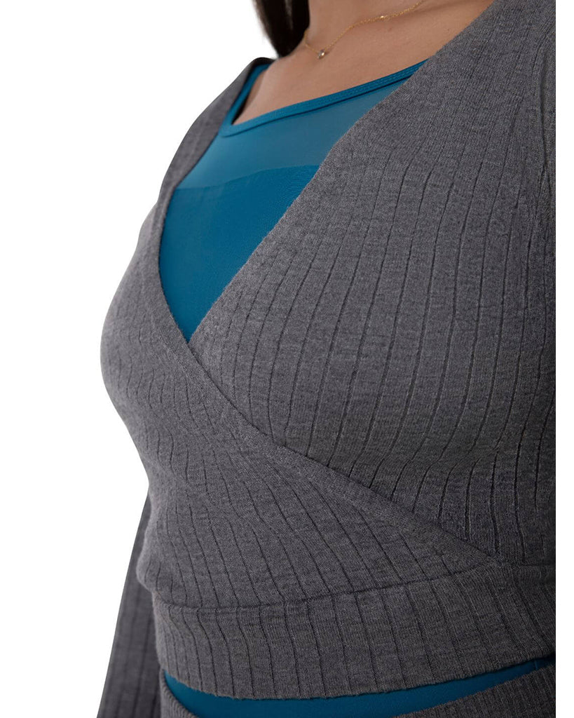 Capezio Harmonie Knit Ballet Crossover Sweater - CK11002W Womens