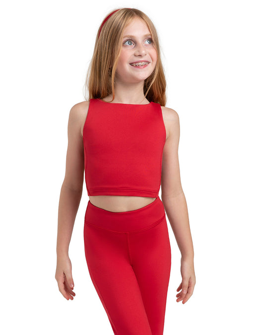 Capezio High Neck Long Line Bra Top - SE2002C Girls