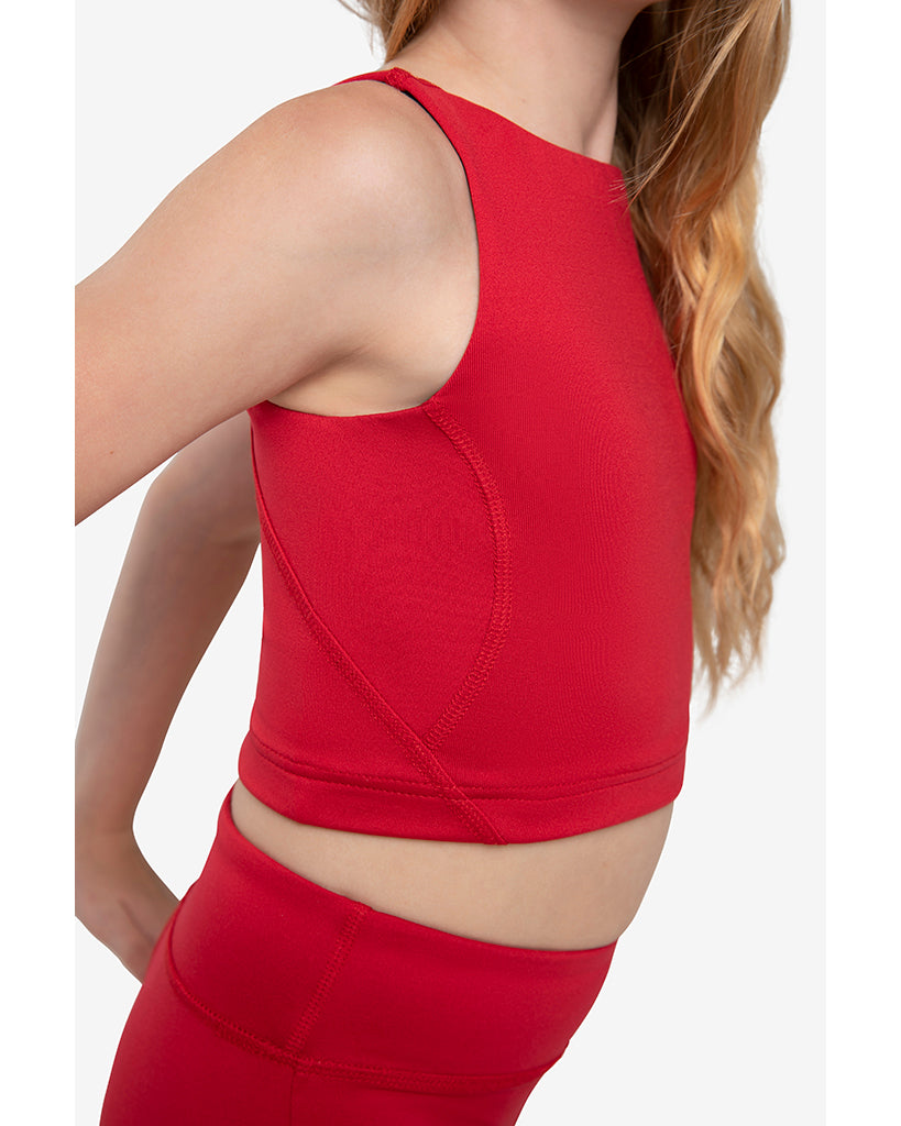 Capezio High Neck Long Line Bra Top - SE2002C Girls