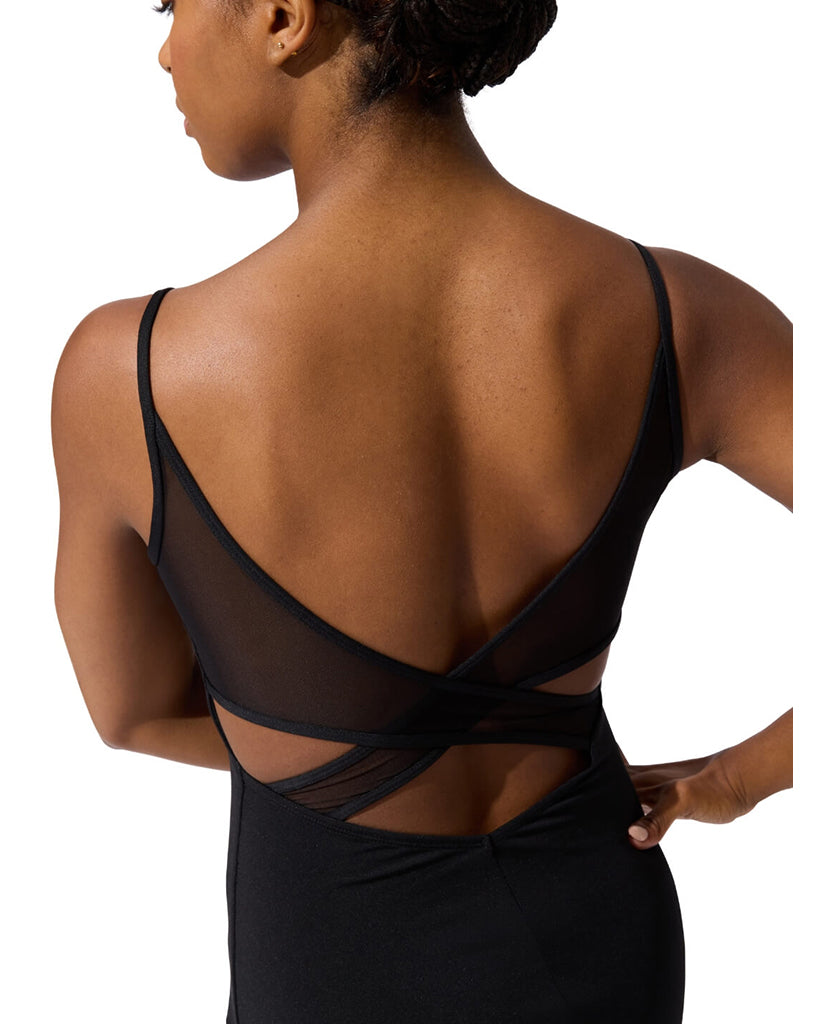 Capezio Kordes Soft V-Neck Mesh Cross Back Camisole Leotard - F12710W Womens