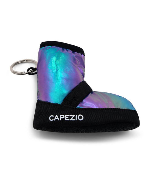 Capezio Mini Warm Up Bootie Keychain A3042 - Metallic Rainbow