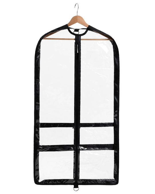 Capezio On The Go Clear Vinyl Garment Bag With Pockets - B305