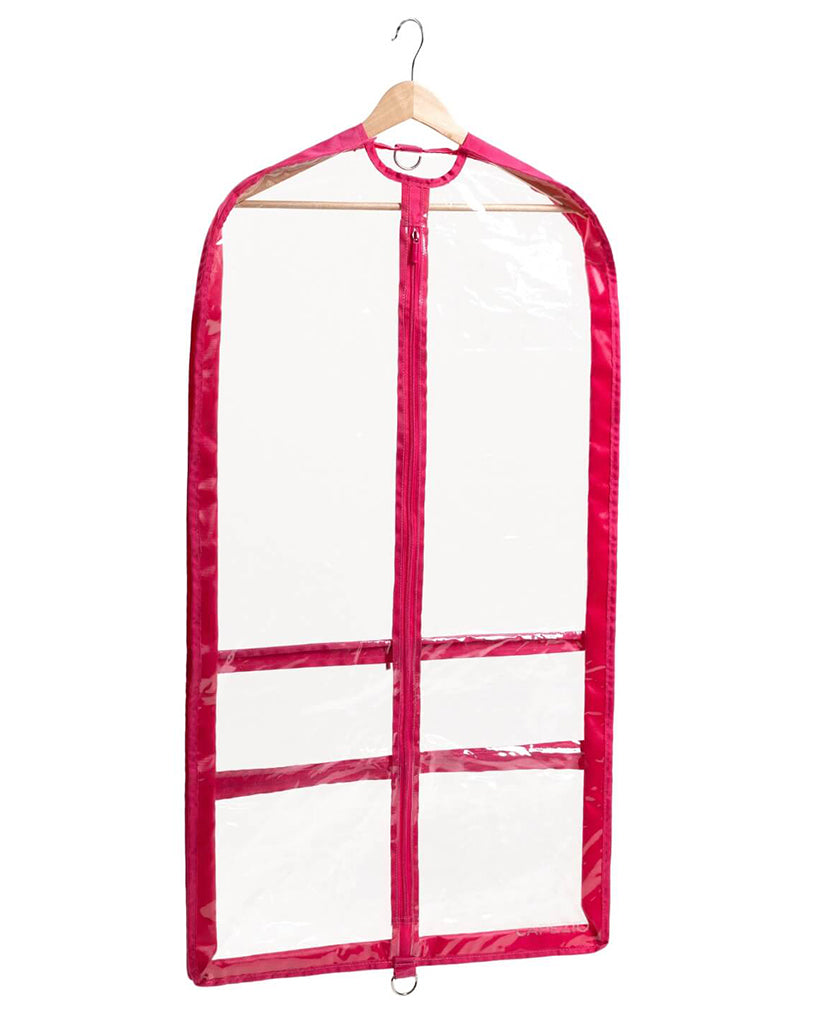 Capezio On The Go Clear Vinyl Garment Bag With Pockets - B305