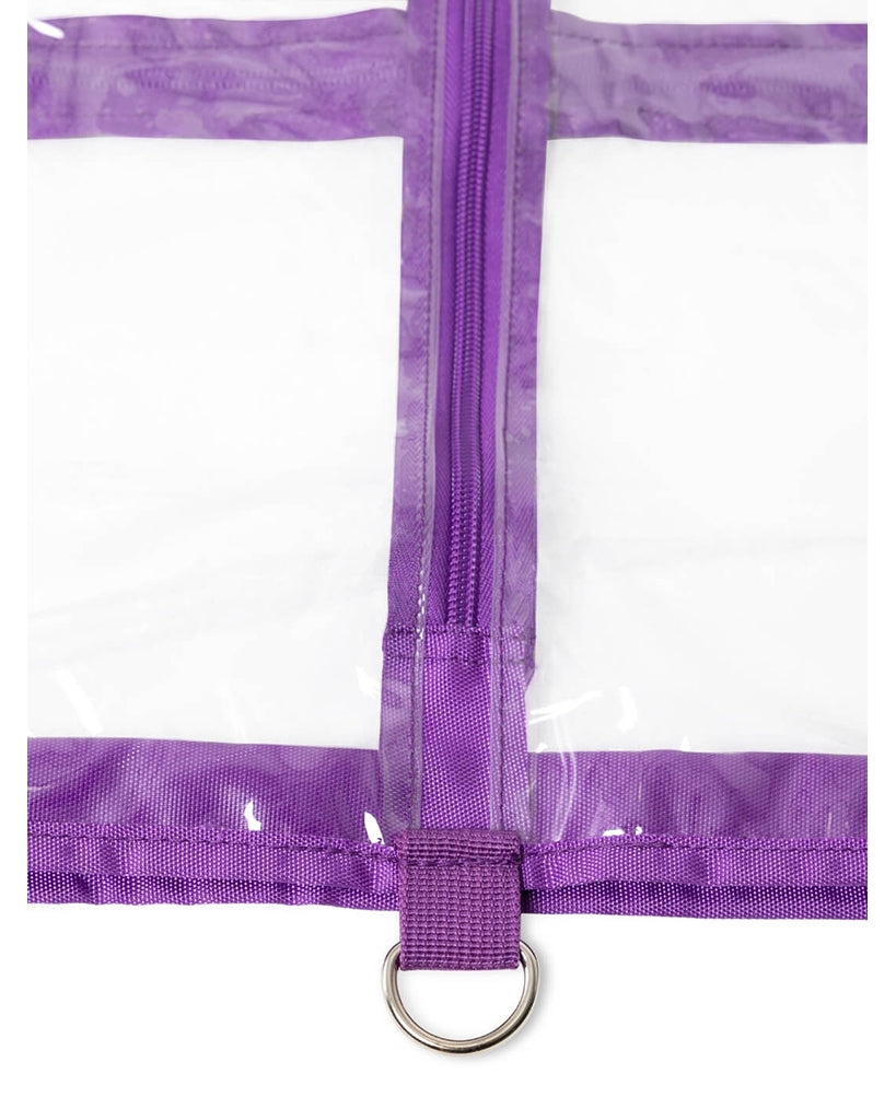 Capezio On The Go Clear Vinyl Garment Bag With Pockets - B305