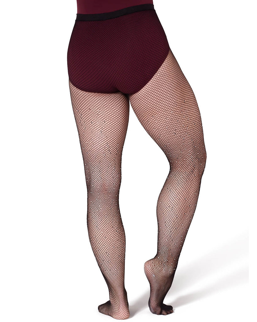 Capezio Professional All-Over Rhinestone Fishnet Dance Tights - 3505W Womens