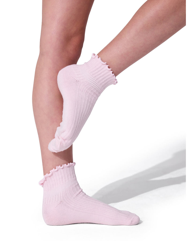 Capezio Scalloped Edge Socks 3-Pack - BG107C Girls/Boys