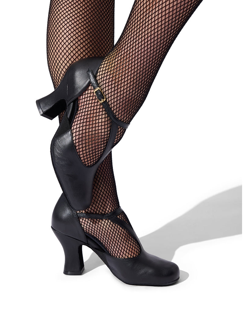 Capezio Shanel Y Strap Nappa Leather 3" Character Shoes - 850 Womens