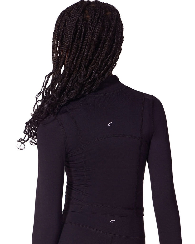 Capezio Soft Elegance Athletic Dance Zip-Up Jacket - EL111T Girls