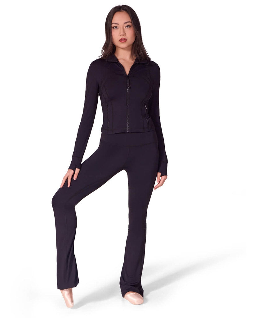 Capezio Soft Elegance Athletic Dance Zip-Up Jacket - EL111W Womens