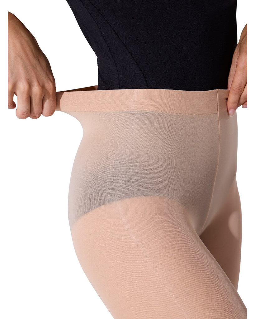 Capezio Ultra Soft Knit Waistband Transition Dance Tights - 1916 Womens