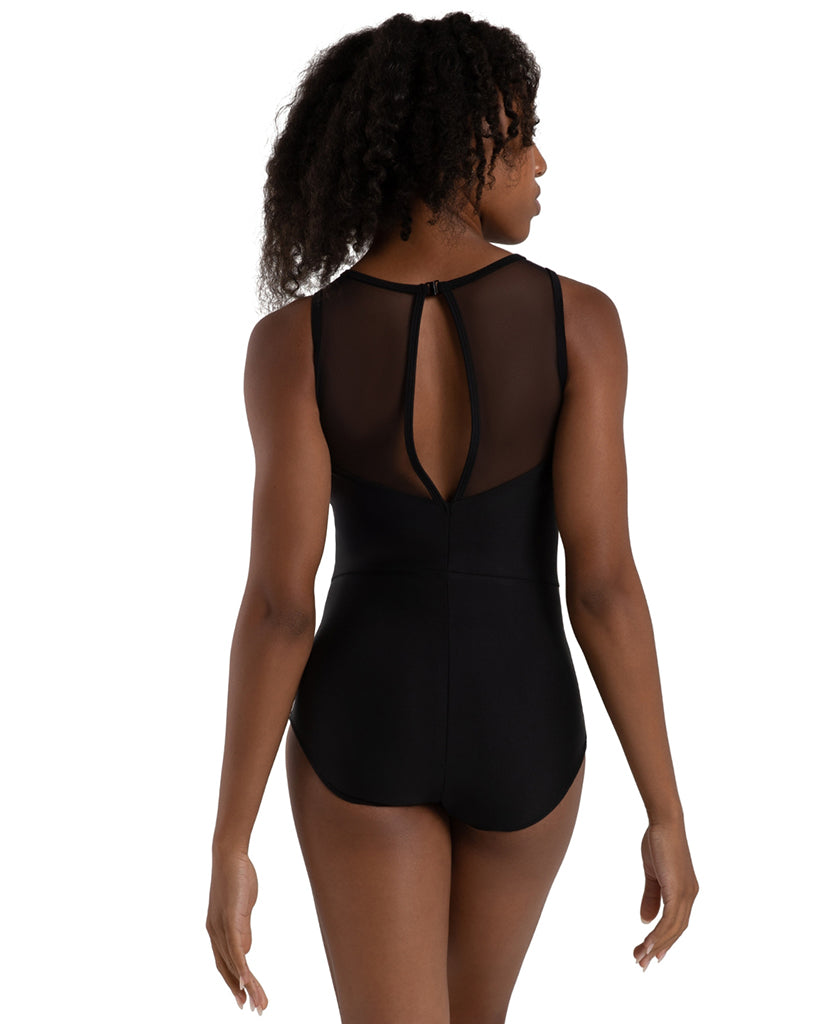 Capezio Yarrow Mesh Neckline Open Back Tank Leotard - 12269W Womens
