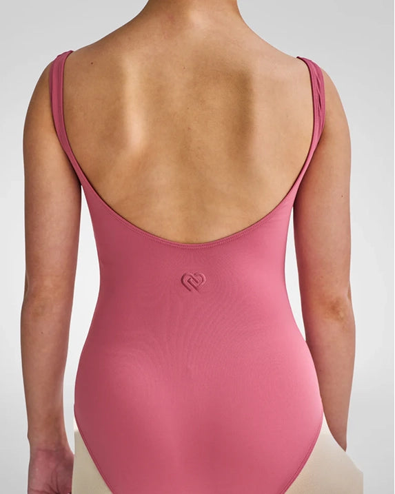 Claudia Dean World Belle Pinch Front Princess Seamed Low Back Tank Leotard - Girls