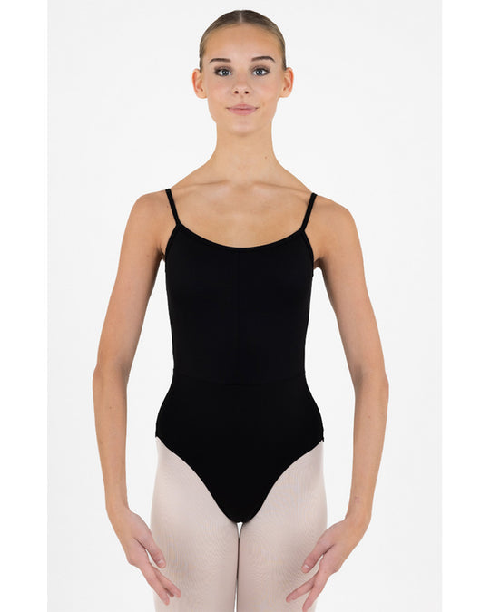 Claudia Dean World Darcey Scoop Neck Seamed Camisole Leotard - Womens