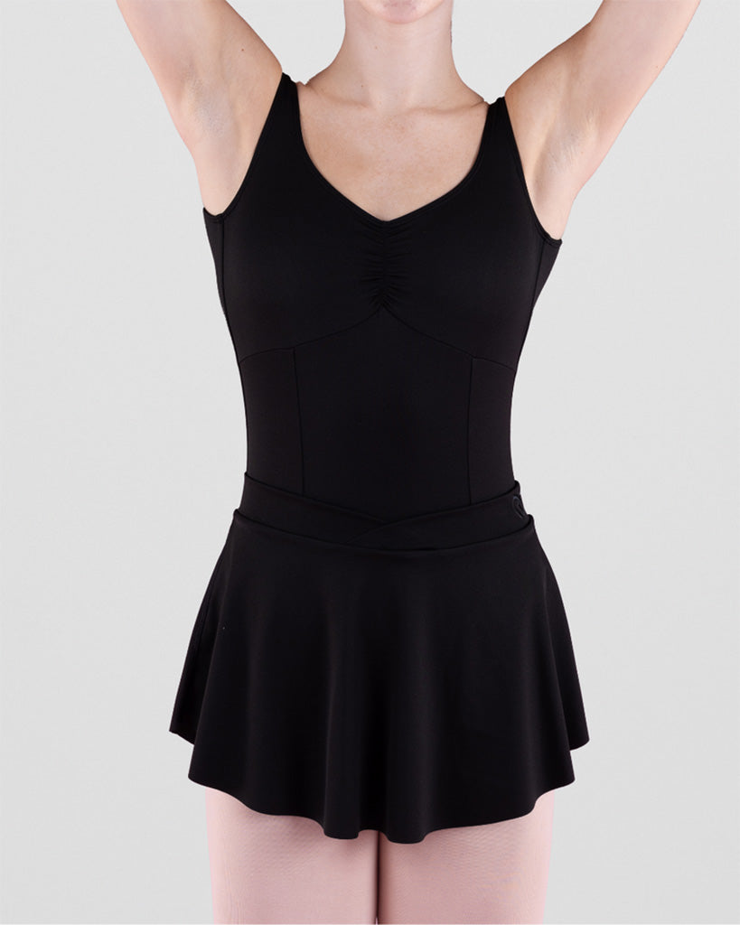 Claudia Dean World Sylvie V-Front High Low Pull On Skirt - Womens