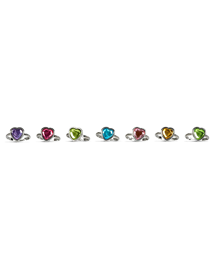 Days of the Week Stick-On Earrings & Ring Set