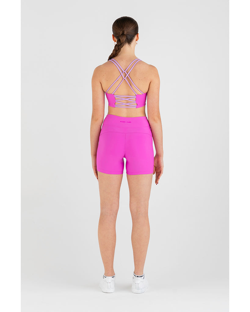 Every Balanced Bodi Workout Short - Girls - Za Za Pink