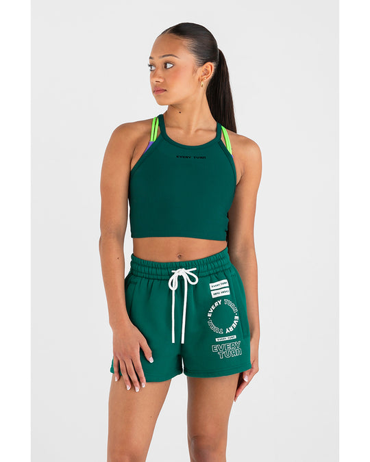 Every Eternal Energy Rib Singlet - Girls - Hawaii Green