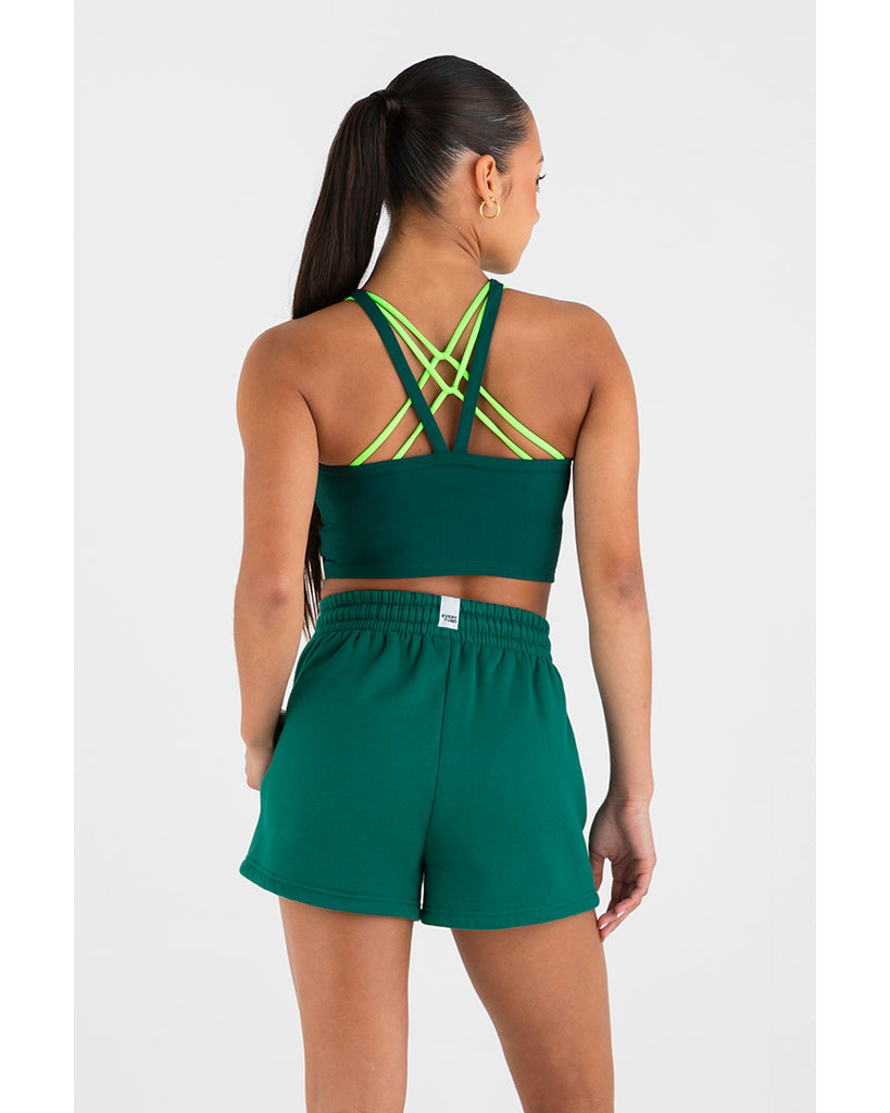 Every Eternal Energy Rib Singlet - Girls - Hawaii Green