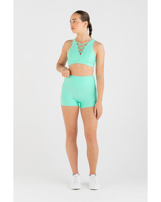 Every Hi-Waisted Short - Girls - Mint Candy