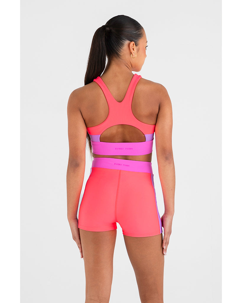 Every Sports Club Crop Top - Girls - Neon Cantaloupe