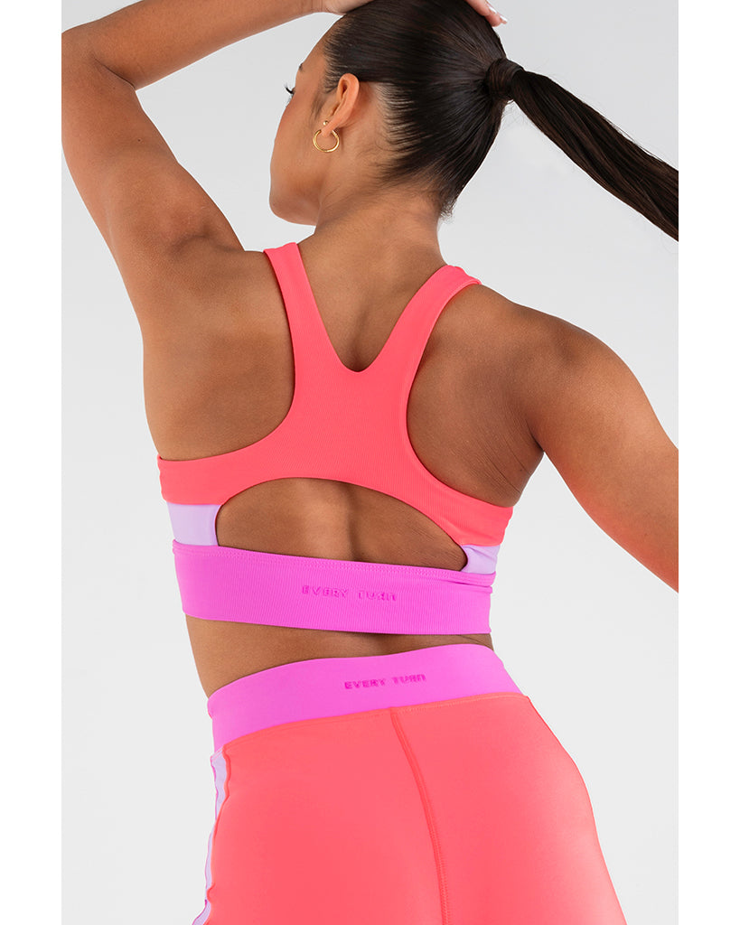 Every Sports Club Crop Top - Girls - Neon Cantaloupe
