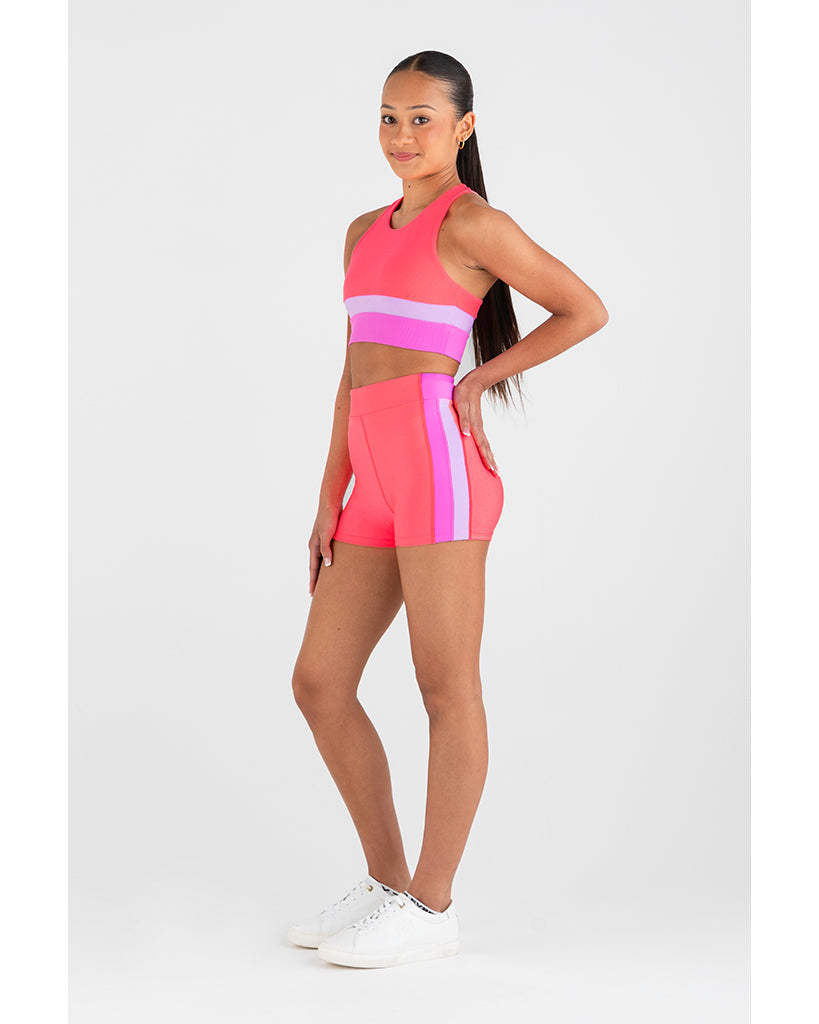 Every Sports Club Crop Top - Girls - Neon Cantaloupe