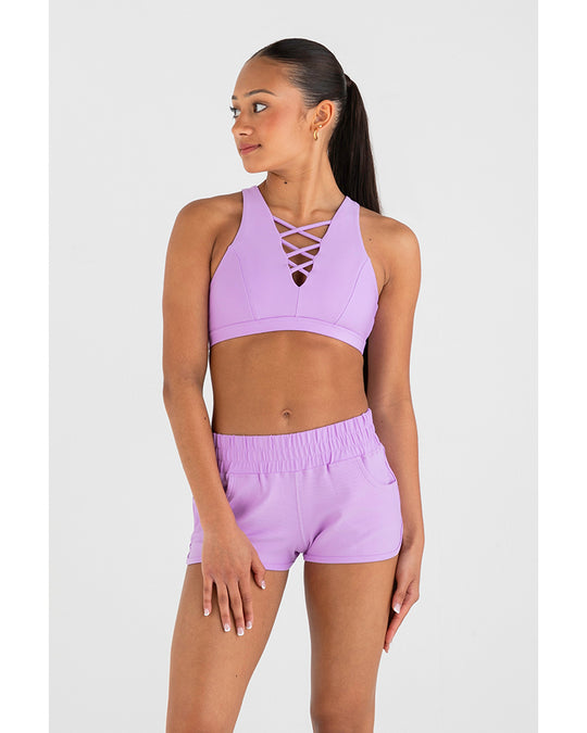 Every Turn Ecstatic Crop Top - Girls - Lavender