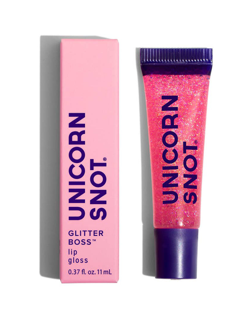 FCTRY Unicorn Snot Glitter Boss Lip Gloss - LGUNI01 - Flamingo Pink