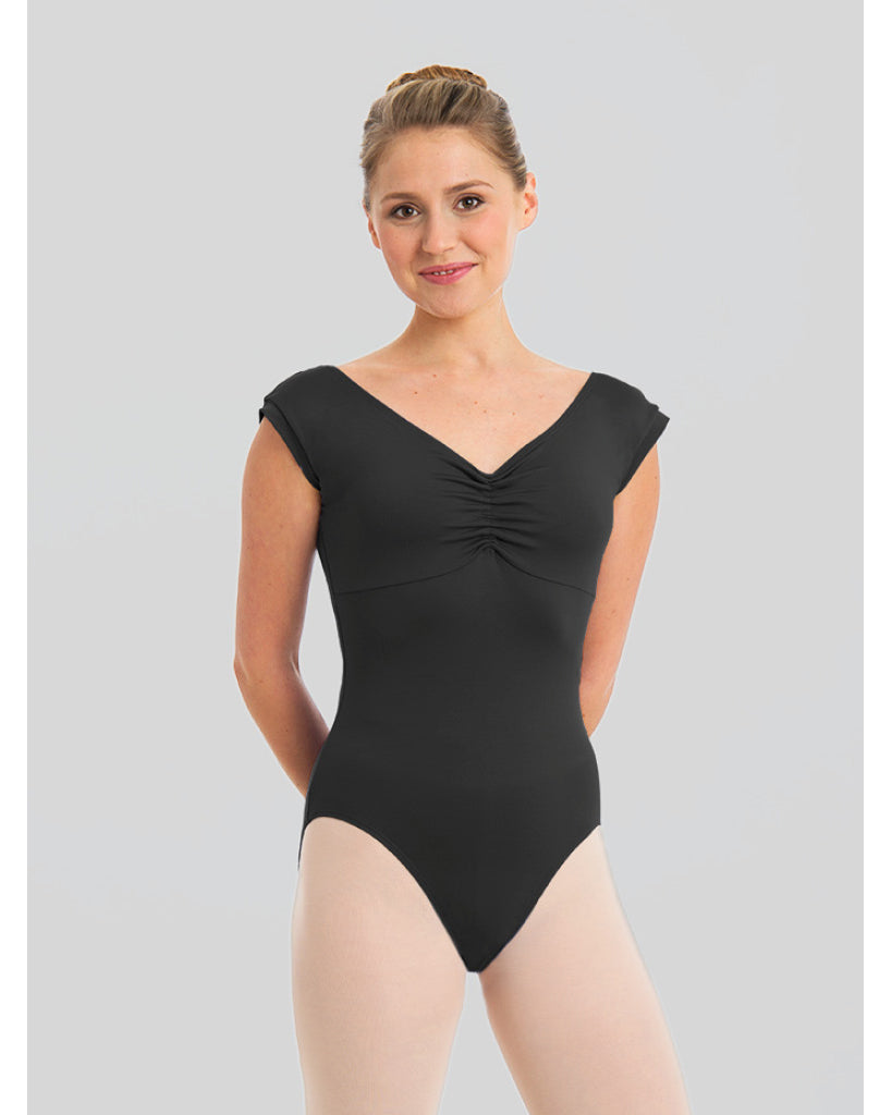 Gaynor Minden Cap Sleeve Leotard - Womens