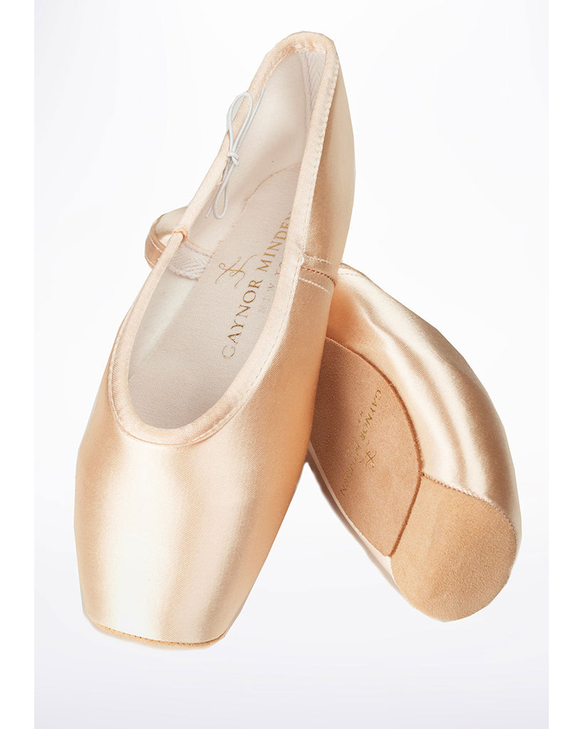 Gaynor Minden Europa Suede Tip Sleek Fit Pointe Shoes - Extra Flex Shank  Low Heel Deep Vamp - Womens