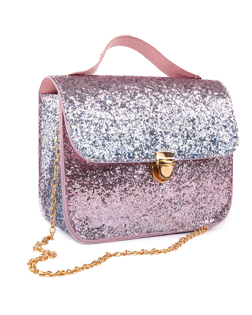 Great Pretenders Skyline Sparkle Party Purse - Pink