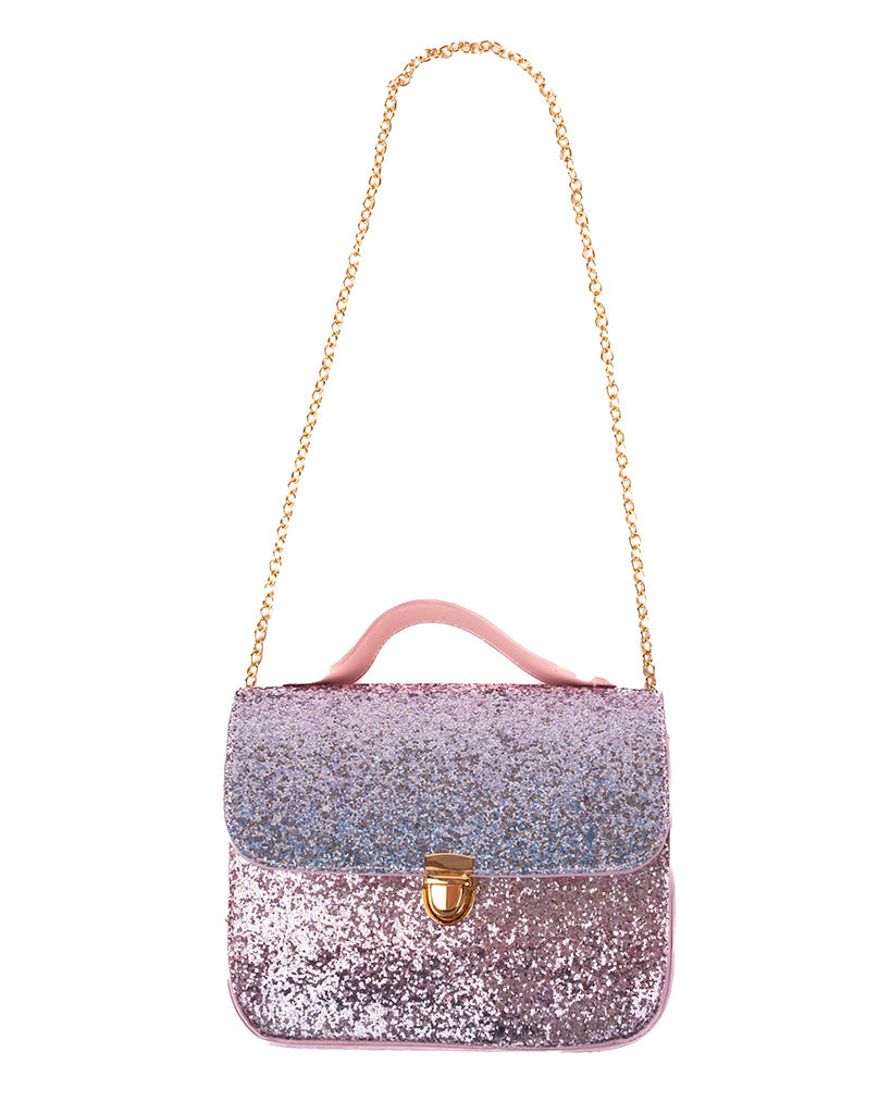 Great Pretenders Skyline Sparkle Party Purse - Pink