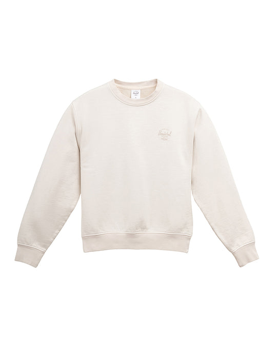 Herschel Supply Co Basic Crew Sweatshirt - Womens - Moonbeam/Feather Grey