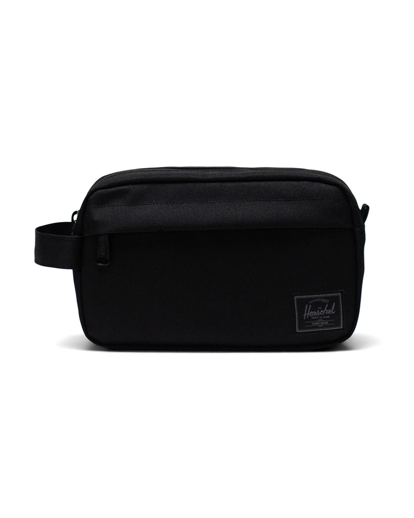 herschel men's chapter travel kit bag black Herschel Supply Co Chapter Small Travel Kit - Black Tonal